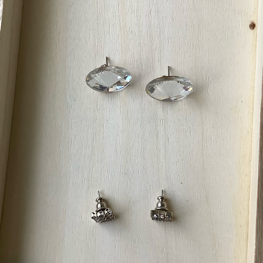 New vintage Austrian Crystal earrings - Picture 11 of 12